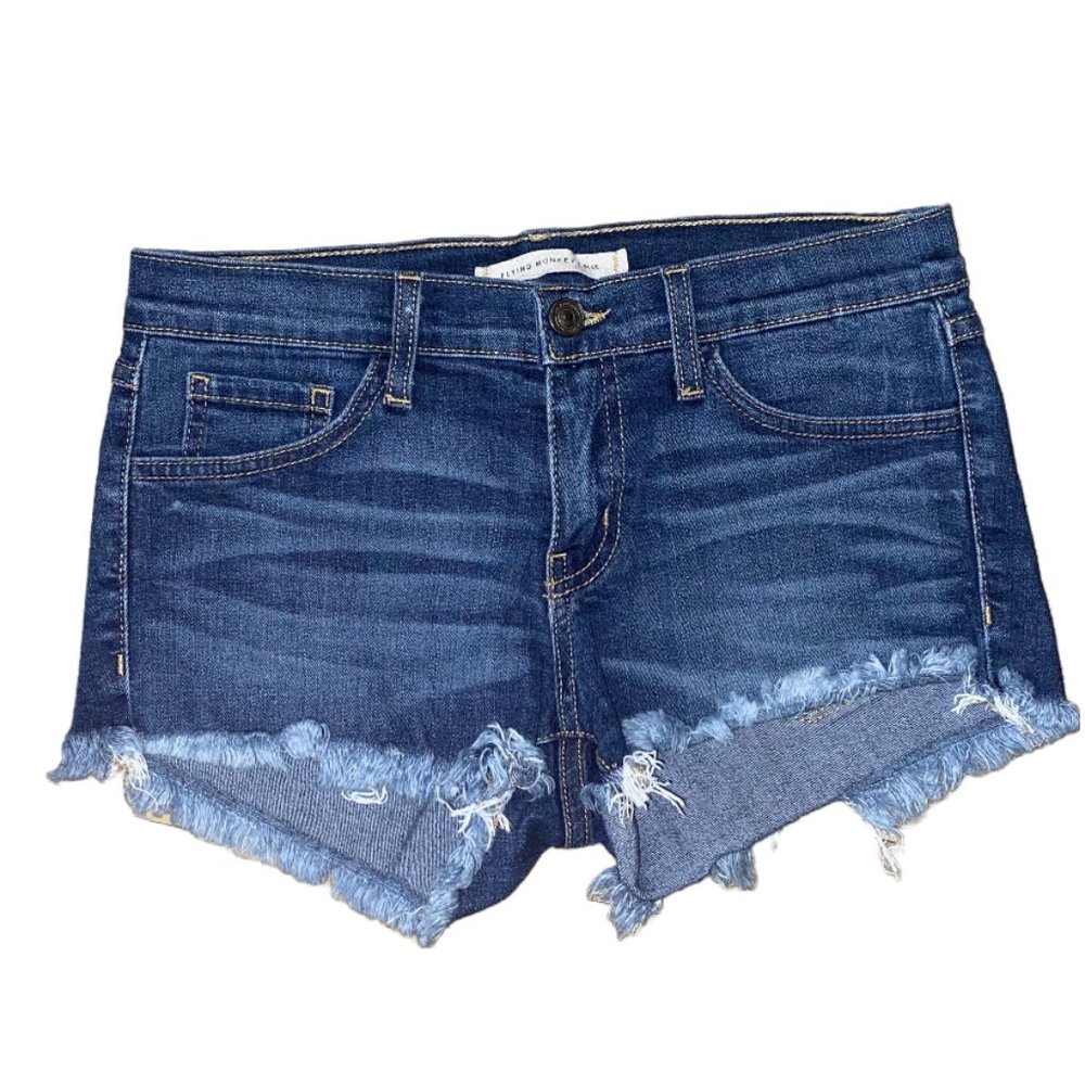 Flying Monkey Cutoff Jean Shorts